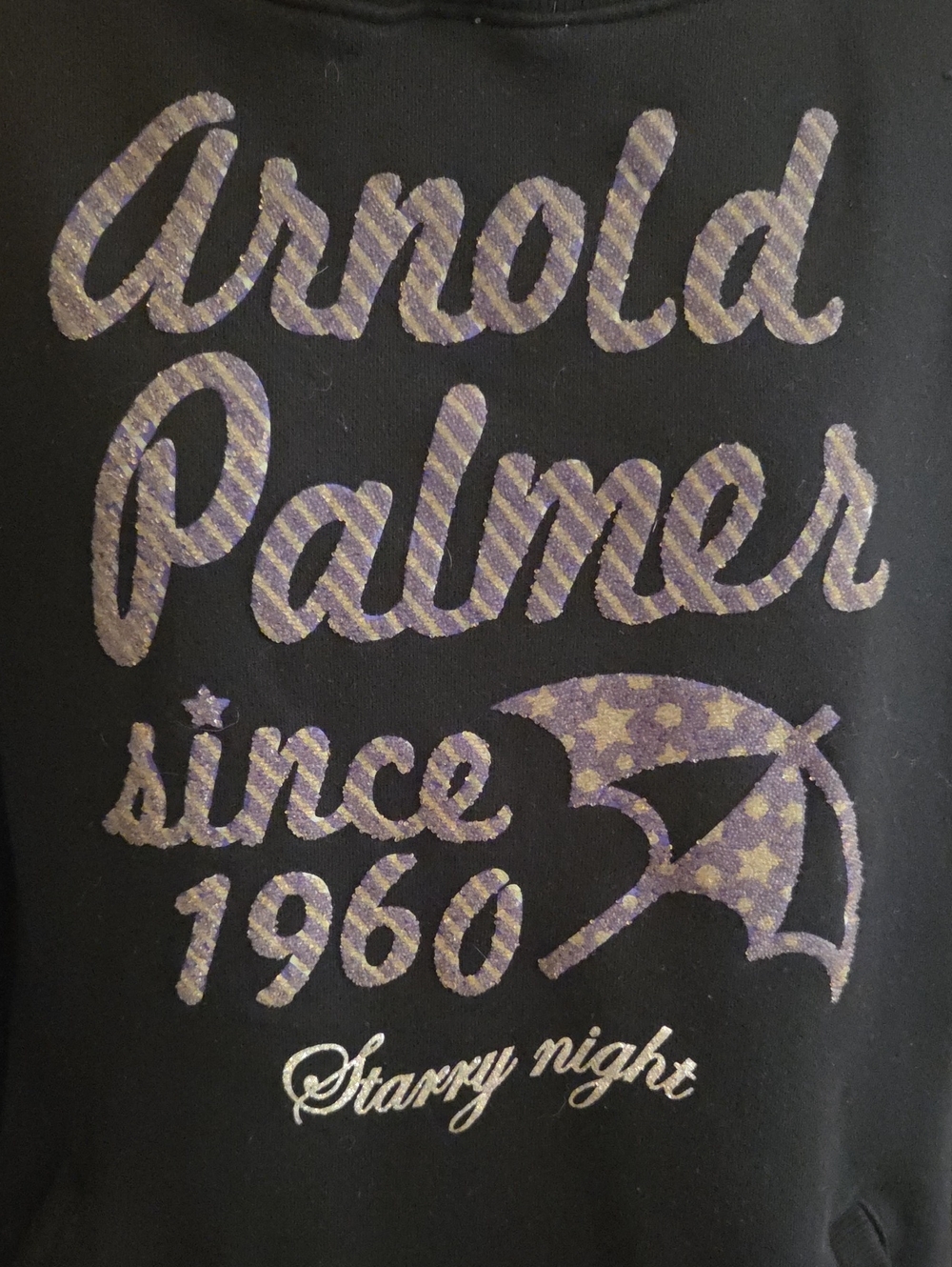 Vintage Arnold Palmer "Starry Night" Hoodie Dress Size XS - Picture 3 of 5